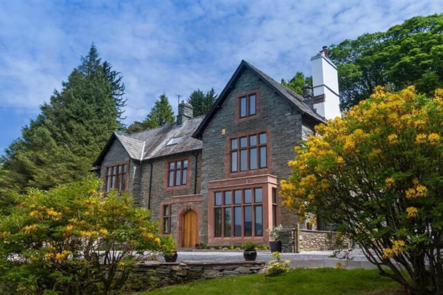 An exterior shot of Brunt House in Cumbria