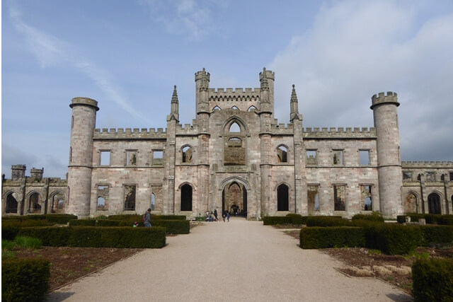 Ruins of Lowther Castle in Cumbria