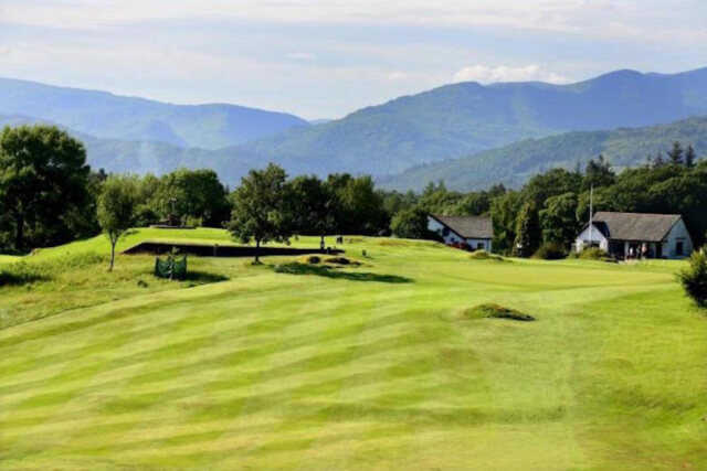 A view across the greenway at Windermere Golf Club