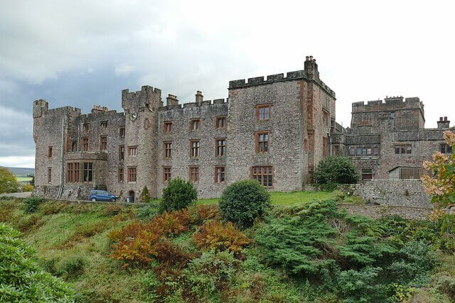 A view of Muncaster Castle