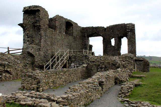 Ruins of Manor Hall at Kendal Castle