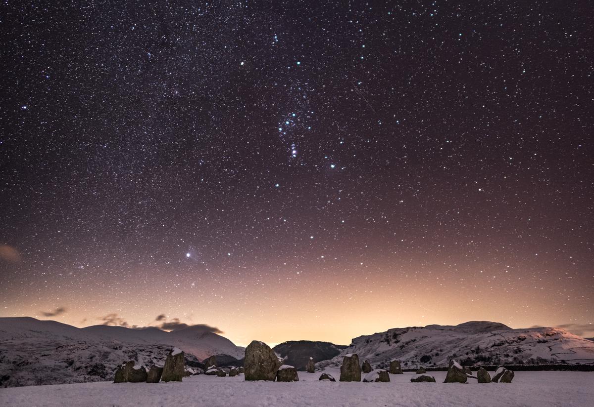 Orion over Castlerigg by Ben Bush Photography