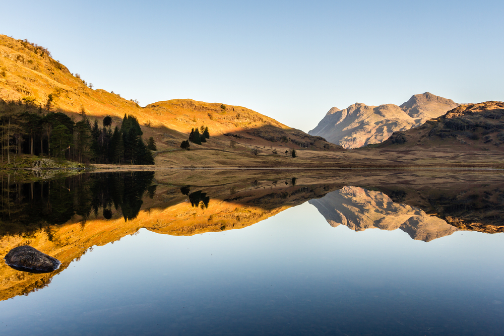 Blea Tarn and the Langdale Pikes