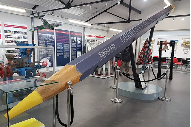 The worlds longest pencil at the Dewent Pencil Museum