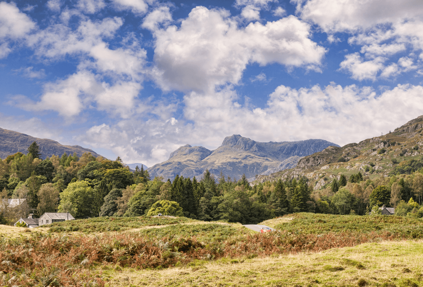 Langdale Pikes Lake District