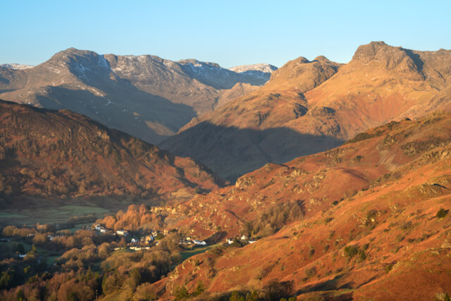 The Langdale Pikes in Autumn