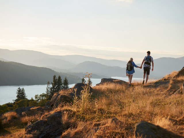 couple walking in the Lake District