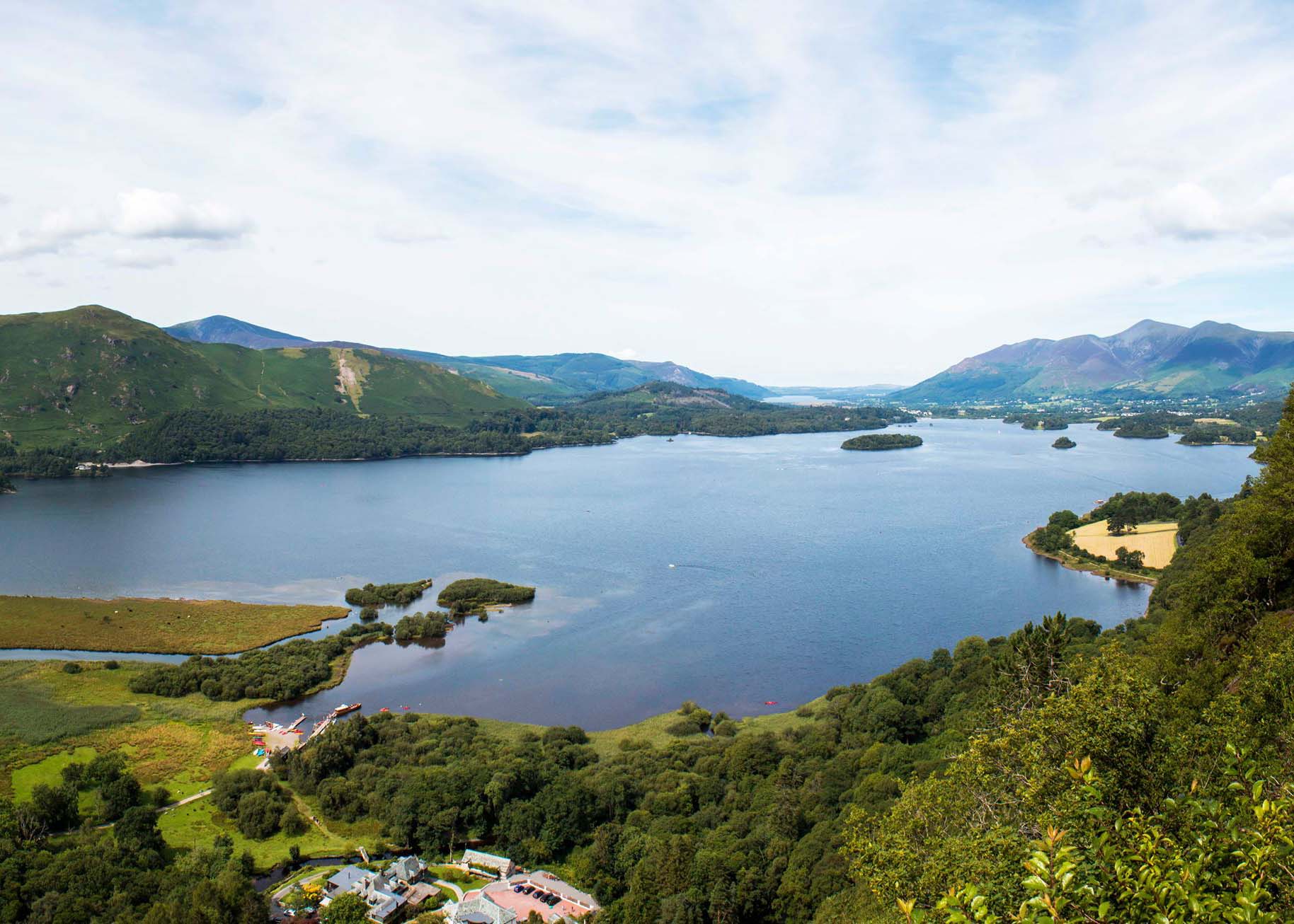 View of Derwentwater from Surprise View near Keswick