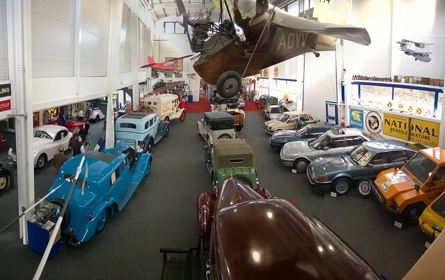 Inside the Lakeland Motor Museum