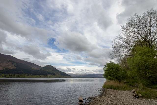 Bassenthwaite Lake and shore.