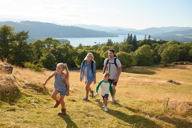 family in the lakes