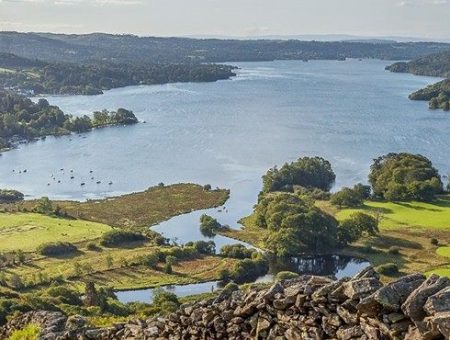 Lakeland view of Windermere.